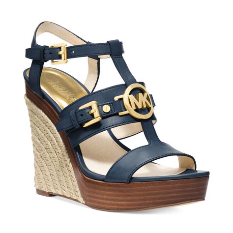 sandale michael kors bleue|michael kors sandals.